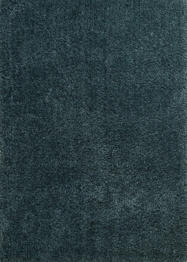 Rugs Large Rugs - 94" x 126" x 1.6" Teal Polyester Oversize Rug HomeRoots