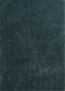 Rugs Large Rugs - 94" x 126" x 1.6" Teal Polyester Oversize Rug HomeRoots