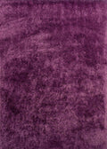 Rugs Large Rugs - 94" x 126" x 2.7" Purple Polyester Oversize Rug HomeRoots