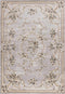 Rugs Light Grey Rug - 7'10" x 9'10" Polypropylene Light Grey Area Rug HomeRoots