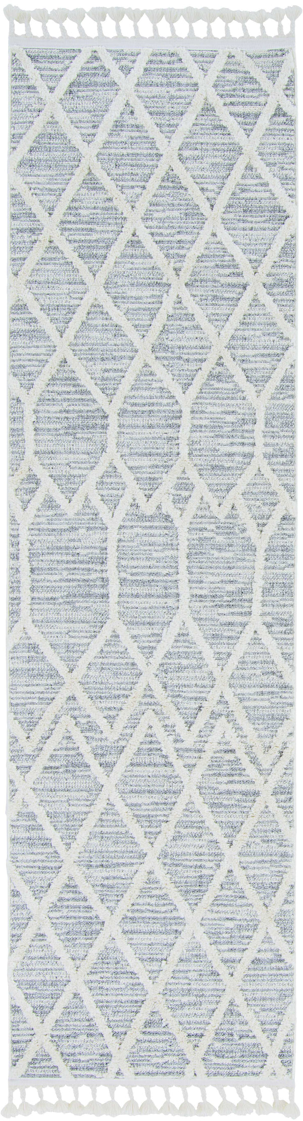 Rugs Living Room Area Rugs - 105" X 156" X 0.'25" Ivory Grey Polyester Rug HomeRoots