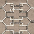 Rugs Living Room Area Rugs - 108" X 156" X 0.'5" Mocha Wool / Viscose Rug HomeRoots
