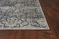 Rugs Living Room Area Rugs - 26" X 90" X 0.'25" Teal Polyester / Viscose Rug HomeRoots