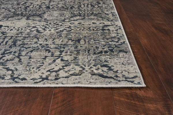 Rugs Living Room Area Rugs - 26" X 90" X 0.'25" Teal Polyester / Viscose Rug HomeRoots