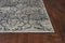 Rugs Living Room Area Rugs - 26" X 90" X 0.'25" Teal Polyester / Viscose Rug HomeRoots