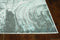 Rugs Living Room Area Rugs - 39" X 59" X 0.'25" Silver/Blue Polypropylene / Polyester Rug HomeRoots