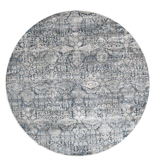 Rugs Living Room Area Rugs - 63" X 91" X 0.'25" Teal Polyester / Viscose Rug HomeRoots
