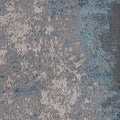Rugs Living Room Area Rugs - 79" X 114" X 0.'25" Silver/Blue Polypropylene / Polyester Rug HomeRoots