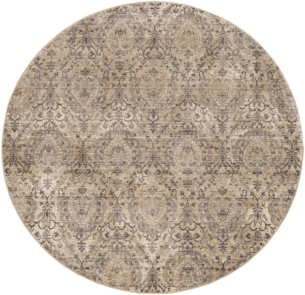 Rugs Living Room Area Rugs - 79" X 79" X 0.'5" Sand/Grey Polypropylene Rug HomeRoots