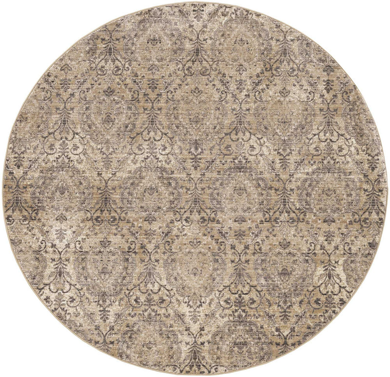 Rugs Living Room Area Rugs - 79" X 79" X 0.'5" Sand/Grey Polypropylene Rug HomeRoots