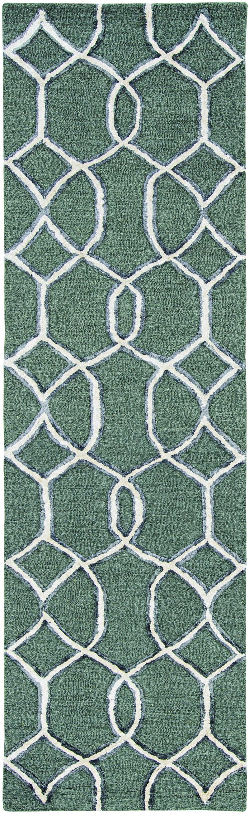 Rugs Living Room Area Rugs - 96" X 120" X 0.'5" Charcoal Wool / Viscose Rug HomeRoots