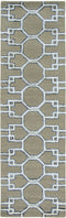 Rugs Living Room Area Rugs - 96" X 120" X 0.'5" Mocha Wool / Viscose Rug HomeRoots