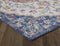 Rugs Living Room Rugs - 24" X 84" X 0.'5" Ivory/Navy Polypropylene Rug HomeRoots