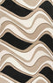 Rugs Living Room Rugs - 3'3" x 5'3" Wool Black/Beige Area Rug HomeRoots