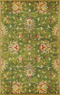 Rugs Living Room Rugs - 3'3" x 5'3" Wool Emerald Green Area Rug HomeRoots