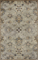 Rugs Living Room Rugs - 3'3" x 5'3" Wool Grey Area Rug HomeRoots