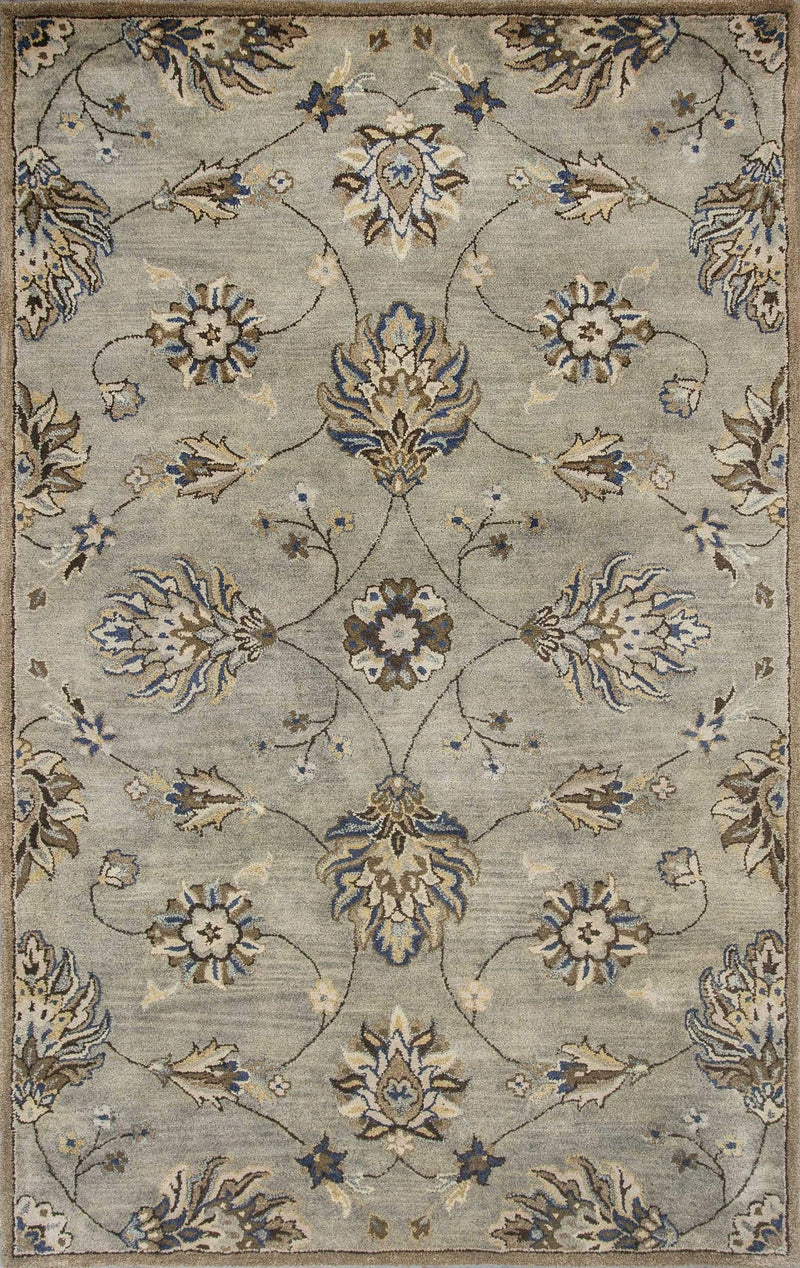 Rugs Living Room Rugs - 3'3" x 5'3" Wool Grey Area Rug HomeRoots