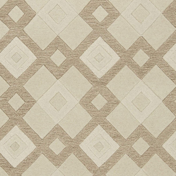 Rugs Living Room Rugs - 3'3" x 5'3" Wool Ivory Area Rug HomeRoots