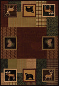 Rugs Living Room Rugs 31" x 88" x 0.47" Toffee Polypropylene Runner Rug 9042 HomeRoots