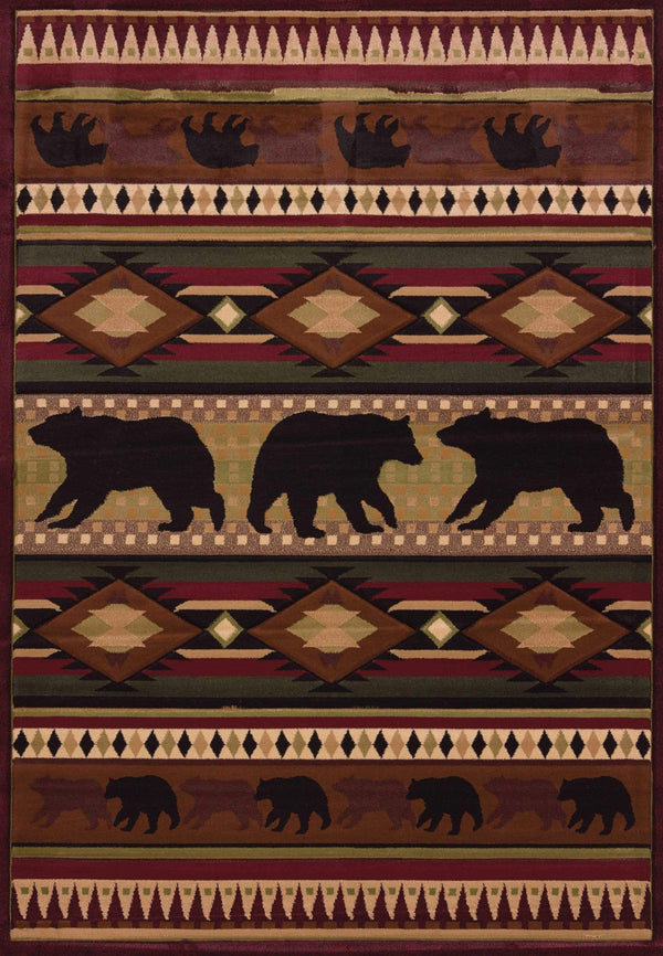 Rugs Living Room Rugs 31" x 88" x 0.47" Toffee Polypropylene Runner Rug 9077 HomeRoots