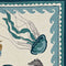 Rugs Living Room Rugs - 39" X 63" X 0.'25" Ivory/Teal Polypropylene Rug HomeRoots