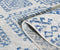 Rugs Living Room Rugs - 63" X 87" X 0.'5" Ivory/Blue Polypropylene Rug HomeRoots