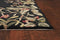 Rugs Living Room Rugs - 9'3" x 13'3" Wool Black Area Rug HomeRoots