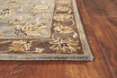 Rugs Living Room Rugs - 9' x 13' Wool Grey/Mocha Area Rug HomeRoots