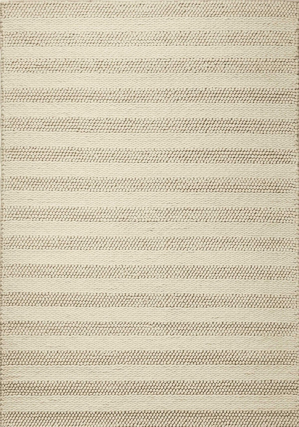 Rugs Living Room Rugs - 9' x 13' Wool White Area Rug HomeRoots