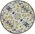 Rugs Living Room Rugs - 90" X 90" X 0.'25" Ivory Polypropylene Rug HomeRoots