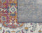 Rugs Living Room Rugs - 94" X 123" X 0.'5" Ivory/Navy Polypropylene Rug HomeRoots