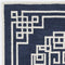 Rugs Living Room Rugs - 96" X 120" X 0.'5" Navy Ivory Wool Rug HomeRoots