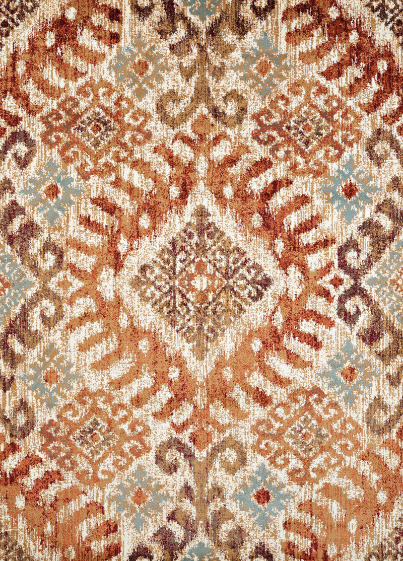 Rugs Long Runner Rugs 22" x 86" x 0.39" Crimson Olefin Runner Rug 7076 HomeRoots