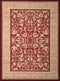 Rugs Long Runner Rugs 27" x 86" x 0.31" Red Polypropylene Runner Rug 8819 HomeRoots