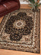 Rugs Long Runner Rugs - 27" x 86" x 0.39" Dark Brown Polyester Runner Rug HomeRoots