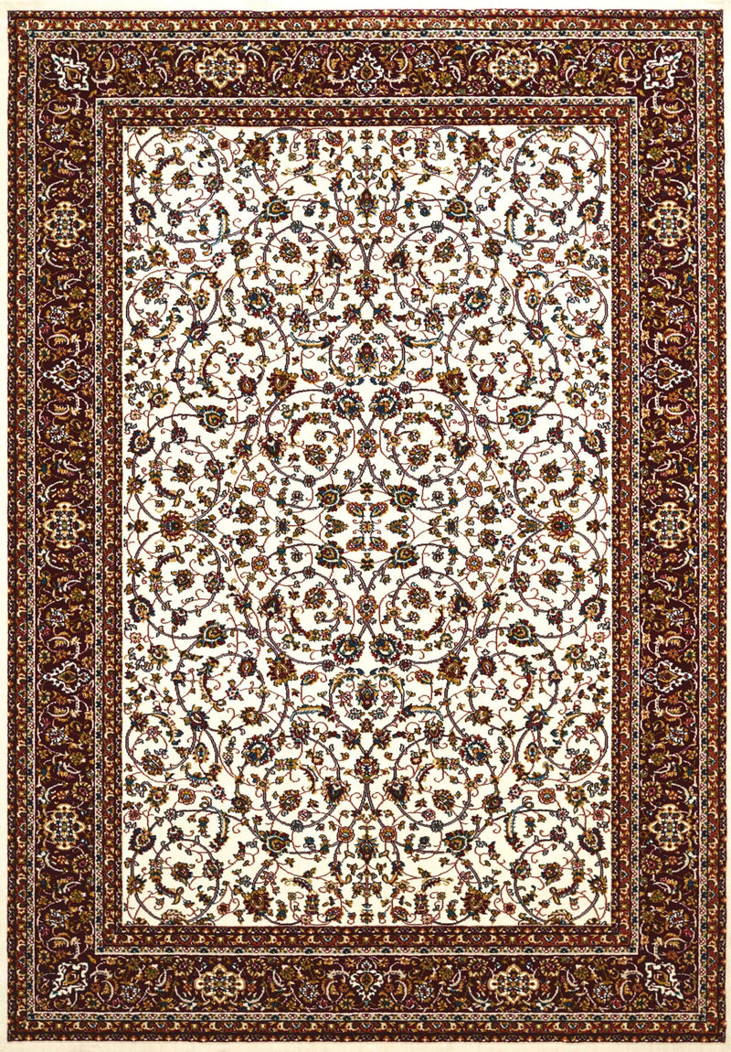 Rugs Long Runner Rugs 27" x 86" x 0.39" Ivory Polyester Runner Rug 6721 HomeRoots