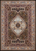 Rugs Long Runner Rugs 27" x 86" x 0.39" Navy Polyester Runner Rug 6705 HomeRoots