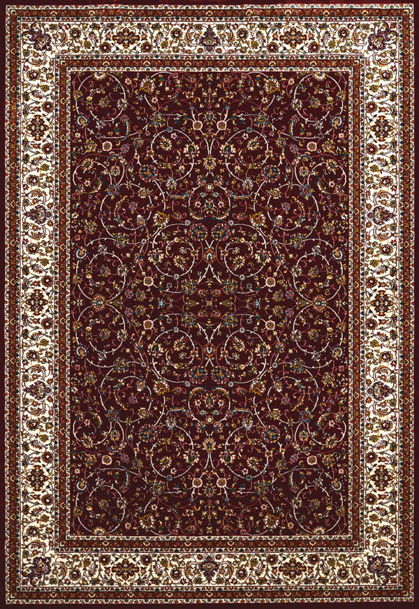 Rugs Long Runner Rugs 27" x 86" x 0.39" Ruby Polyester Runner Rug 6725 HomeRoots