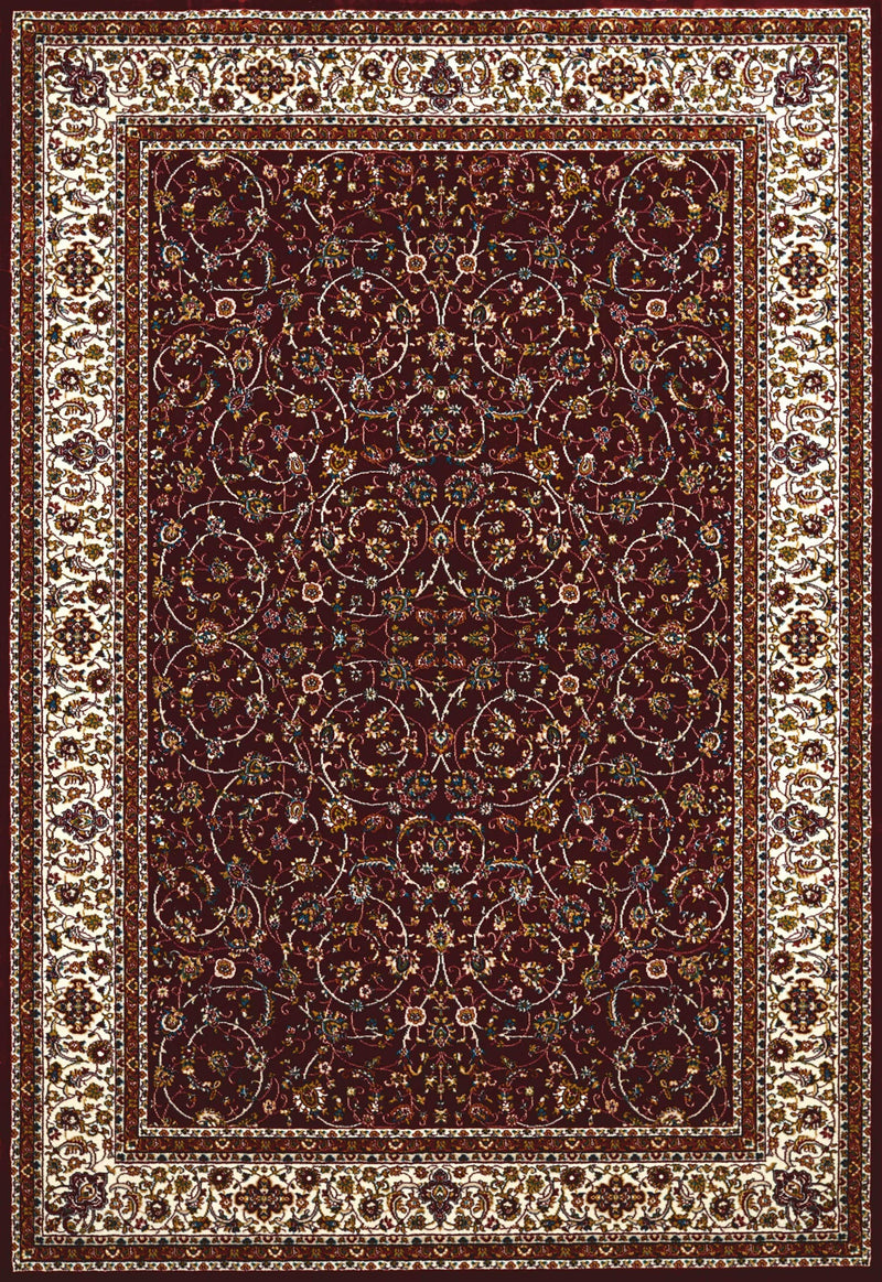 Rugs Long Runner Rugs 27" x 86" x 0.39" Ruby Polyester Runner Rug 6725 HomeRoots