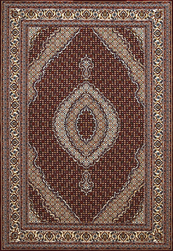 Rugs Long Runner Rugs 27" x 86" x 0.39" Ruby Polyester Runner Rug 6733 HomeRoots