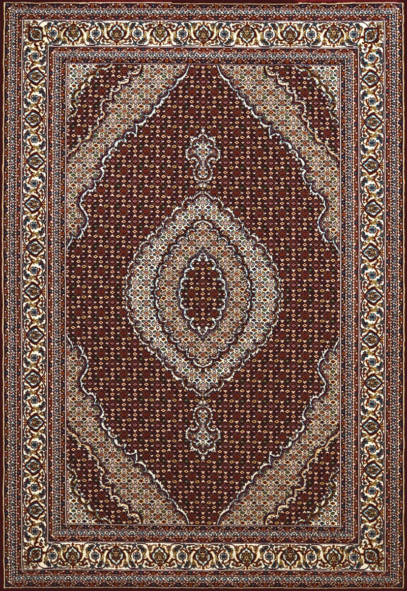 Rugs Long Runner Rugs 27" x 86" x 0.39" Ruby Polyester Runner Rug 6733 HomeRoots