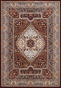 Rugs Long Runner Rugs - 27" x 86" x 0.39" Ruby Polyester Runner Rug HomeRoots