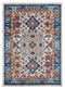 Rugs Long Runner Rugs - 31" x 86" x 0.4" Blue Olefin Runner Rug HomeRoots