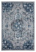 Rugs Long Runner Rugs - 31" x 86" x 0.4" Grey Olefin Runner Rug HomeRoots