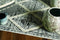 Rugs Modern Area Rugs - 26" X 90" X 0.'25" Charcoal Polyester Rug HomeRoots