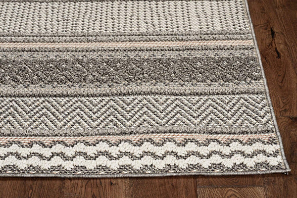 Rugs Modern Area Rugs - 31" X 93" X 0.'25" Taupe Polypropylene Rug HomeRoots