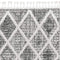 Rugs Modern Area Rugs - 63" X 91" X 0.'25" Charcoal Polyester Rug HomeRoots