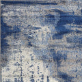 Rugs Modern Area Rugs - 79" X 114" X 0.'5" Ice Blue Polypropylene Rug HomeRoots