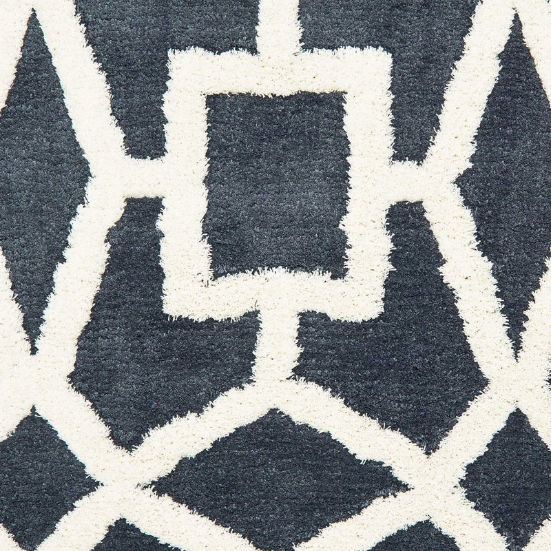Rugs Modern Area Rugs - 94" x 126" x 1.2" Grey Microfiber Oversize Rug HomeRoots