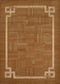 Rugs Modern Rugs 23" x 82" x 0.43" Beige Polypropylene Runner Rug 1409 HomeRoots